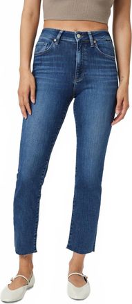 Mavi Viola Hight-Rise Slim Straight Jeans In Deep Flex Blue