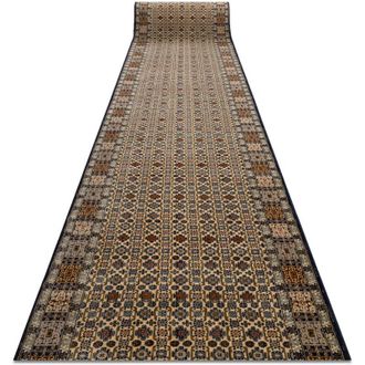 RugsX Alfombra De Pasillo Keshan 6428/53551 Oriental Beige / Azul Oscuro 90cm Beige 90x100 Cm