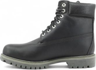Timberland Premium 6-Inch Boot - Heren - Veterlaarzen - Zwart - 42 EU - Leer - Schoenen