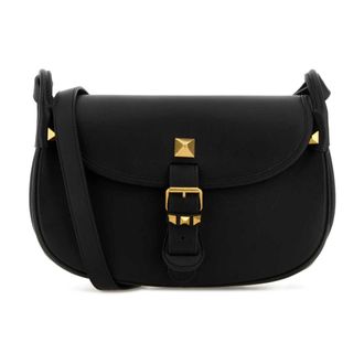 Valentino Garavani Shoulder Bags, female, Black, Size: ONE SIZE Flaneuse Shoulder Bag
