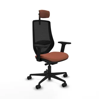 Piqueras y Crespo Sedia Da Ufficio Piqueras Y Crespo D036n2w Marrone Nero
