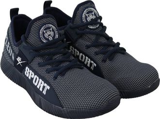 Plein Sport Mens Polyester Carter Sneakers Shoes In Blue Indaco