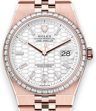 Rolex Land Dweller Automatic Chronometer Diamond Watch M127285TBR-0002