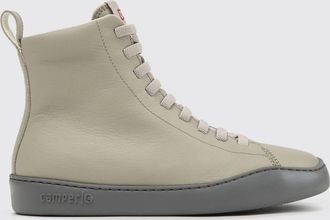 Camper Stivali Peu Touring in pelle liscia con zip laterale
