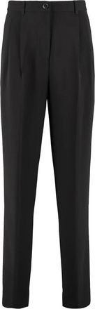 Tory Burch Chino Broek - Dames - Chinos - Zwart - S - Polyester - Broeken
