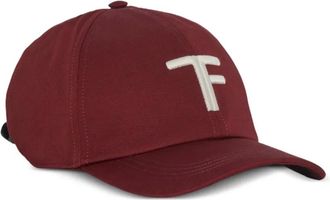 Tom Ford Cappello con logo - Rosso