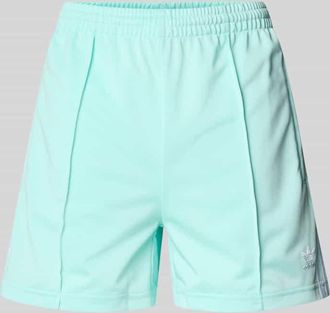 adidas Originals Relaxed Fit Shorts mit Rei&szlig;verschlusstaschen Modell FIREBIRD in Hellblau, Gr&ouml;&szlig;e M