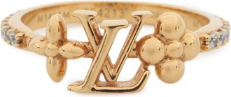 Louis Vuitton Gold Gold Plating Band Ring (Pre-Owned)