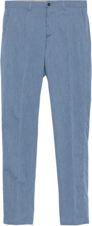 Corneliani Slim-fit pantalon - Blauw