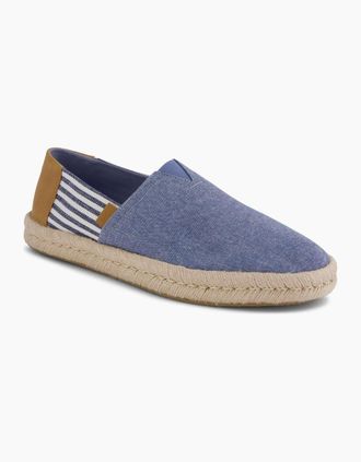 Toms Mens TOMS Alpargata Rope 2.0 Textile Mens Navy Espadrilles - Blue - Size: 10