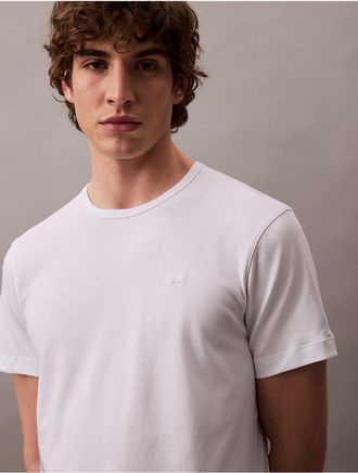 Calvin Klein Mens Supima Cotton Tailored T-Shirt - White - XL