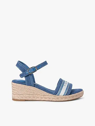 Tommy Hilfiger Canvas Denim Wedge Espadrilles