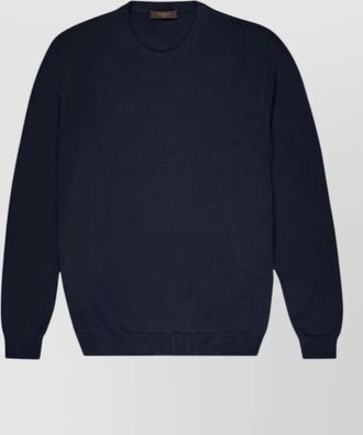 Zanone slim-fit cotton crew-neck sweater