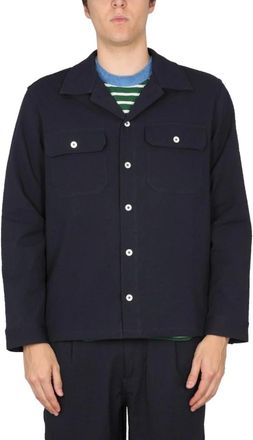 Howlin Magic Work Shirt - Heren - Casual Overhemden - Blauw - L - Katoen - Overhemden