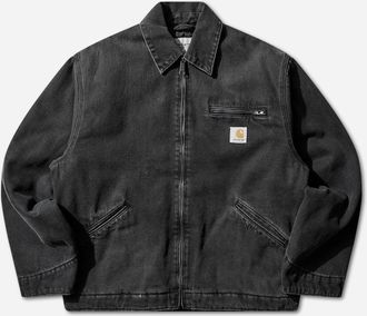 Carhartt Work in Progress Men s OG Detroit Jacket Black (Grind Washed)