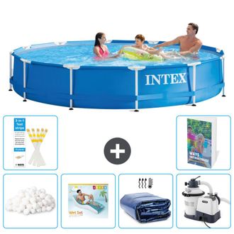 Intex Piscina Con Estructura Redonda - 366x76 Cm - 7-piezas S5