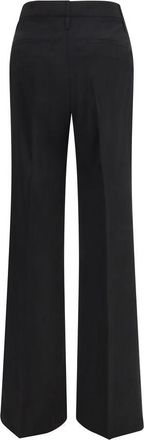 Max Mara Womens Black Wool Flared Pants
