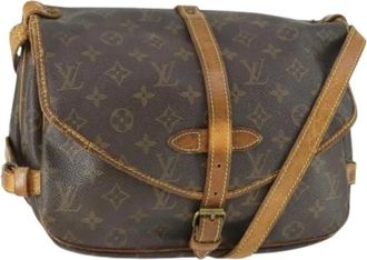Louis Vuitton Pre-owned Cross Body Bags, female, Brown, Size: ONE SIZE Pre-owned Vintage Cross Body Bag