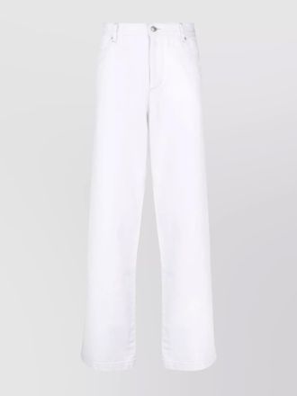 Isabel Marant high-waisted straight hem denim trousers
