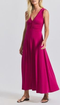 Derek Lam Misha Matte Jersey Dress in Berry at Nordstrom Rack, Size X-Small