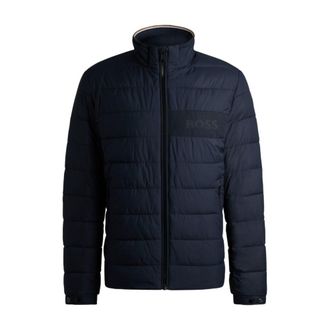 BOSS Water-repellent regular-fit jacket with logo detail