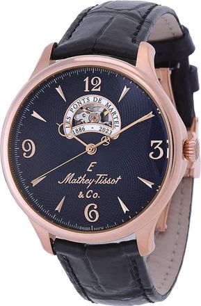 Mathey-Tissot Edmond Auto Havana Automatic Black Dial Mens Watch MC1886CN