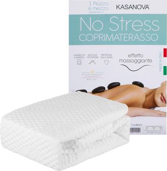 KASANOVA Coprimaterasso singolo massaggiante No Stress