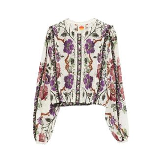 Farm Rio Mujer, Blusas y Camisas, Multicolor, Talla: M