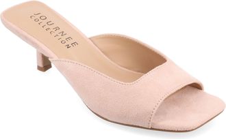 Journee Collection Womens Larna Wide Width Dress Sandals