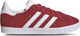 adidas Kids Originals Gazelle - Girls Grade School Shoes Gold Metallic/Better Scarlet/White Size 07.0