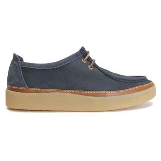 Clarks Clarkwood Moc Nubuck Mens Comfort Shoes - Navy - Size:UK 10.5