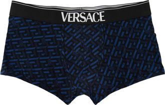 Versace Heren, Ondergoed, Blauw, Maat: 3XL Katoen