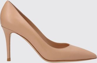 Gianvito Rossi D&eacute;collet&eacute; Gianvito 85 in pelle di vitello liscia