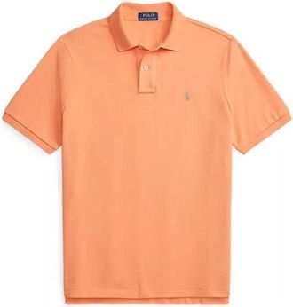 Polo Ralph Lauren Slim Fit Pique Polo - Heren - Polos - Oranje - S - Katoen - Tops