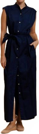 Cali Dreaming Angel Shirt Dress In Midnight