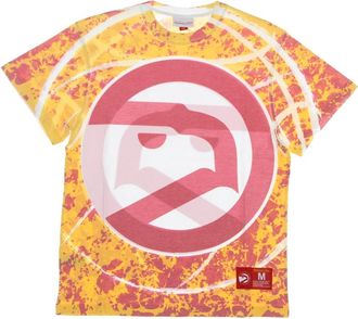 Mitchell & Ness NBA Jumbotron Tee Hardwood Classics - Heren - T-shirts - Veelkleurig - M - Katoen - Tops