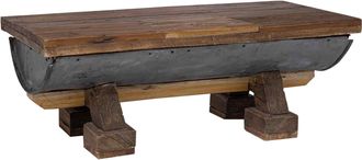 vidaXL Mesa De Caf&eacute; Natural 90 X 50 X 35 Cm Madera Vidaxl