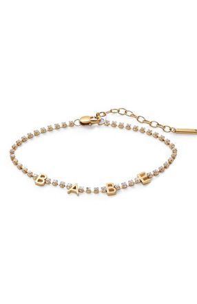 Alex and Ani Babe Tennis Chain Bracelet in Gold at Nordstrom