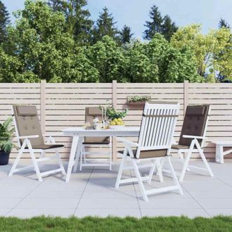 vidaXL Furniture Limited - Cojines De Silla Con Respaldo Alto 4 Uds Tela