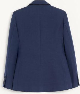 Valentino Giacca In Crepe Couture Donna BLU 36