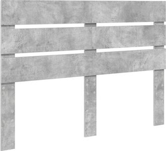 vidaXL Cabecero Gris Concreto 140 Cm Madera De Ingenier&iacute;a Vidaxl