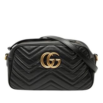 Gucci Pre-owned Cross Body Bags, female, Black, Size: ONE SIZE Pre-owned Crossbody Bag