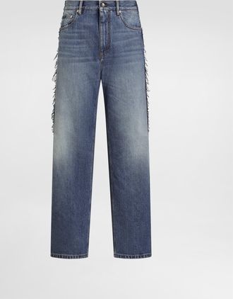 Dolce & Gabbana Denim Trousers - Man Denim Multi-colored 46