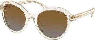 Ralph Lauren RA5286U Polarized 5034T5 Womens Sunglasses Clear Size 52