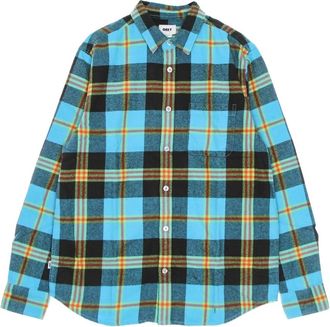 Obey Orchard Long Sleeve Shirt - Heren - Casual Overhemden - Veelkleurig - L - Katoen - Overhemden
