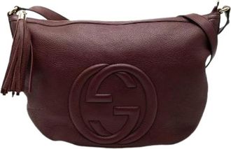 Gucci Pre-owned Crossbody Bag - Dames - Vintage Schoudertas - Rood - ONE Size - Leer - Vintage