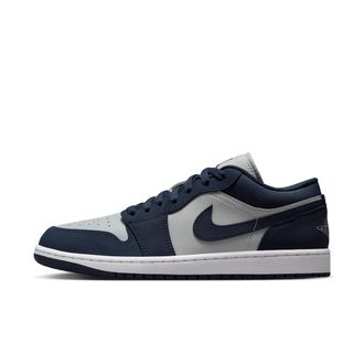 Nike Jordan Mens Air Jordan 1 Low Shoes in Blue | IV6045-451
