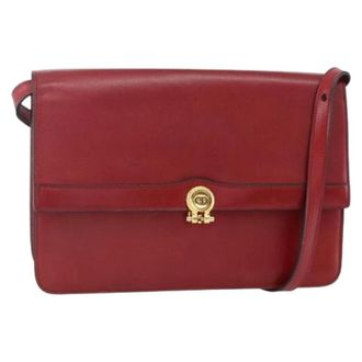 Dior Pre-owned Cross Body Bags, female, Red, Size: ONE SIZE Pre-owned Vintage Shoulder Bag