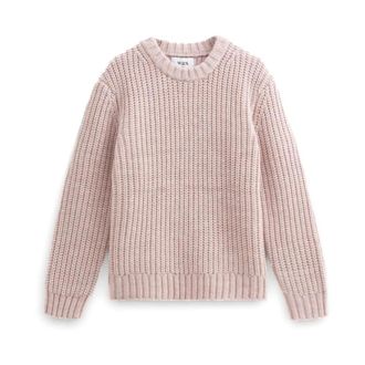 Wax London Wilde Crew Thick Knit - male - Wax London - Round-neck Knitwear - Pink - XL - Knitwear