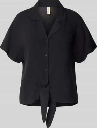 Soyaconcept Hemdbluse mit Knopfleiste Modell RADIA in BLACK, Größe XXL